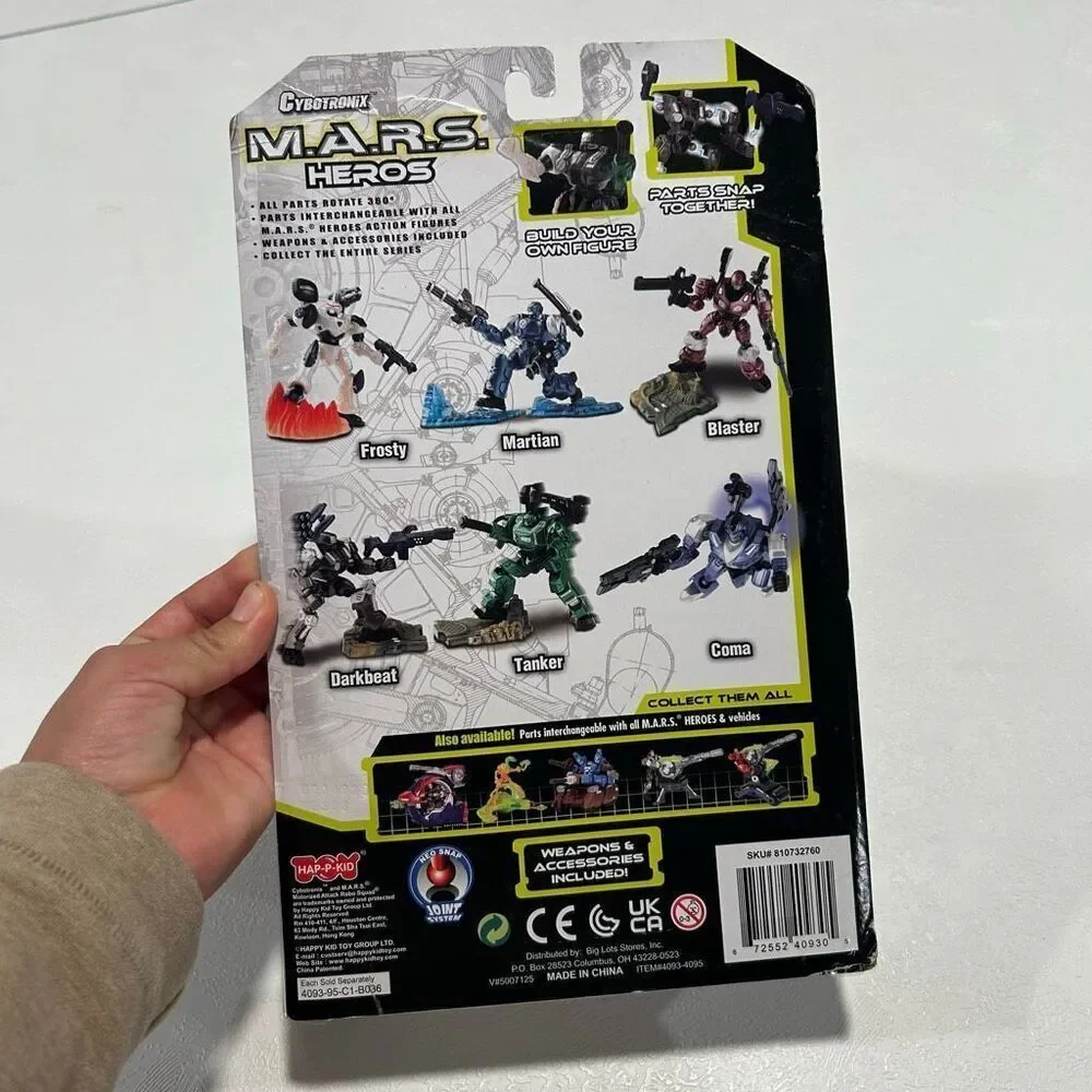 Cybertronix M.A.R.S. Heroes Create & Build Action Figures 35-Piece Set NEW
